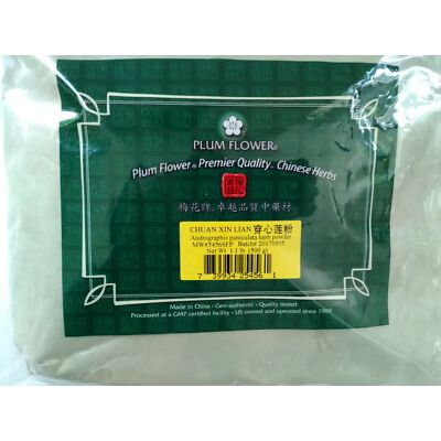 Plum Flower Andrographis Herb Powder Chuan Xin Lian Kalmegh 500g by MayWay