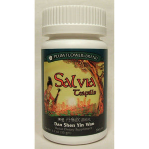 Salvia Teapills (Dan Shen Yin Wan), 200 ct, Plum Flower - The Oasis of Health