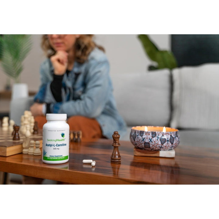 Seeking Health Acetyl - L - Carnitine - Acetyl - L - Carnitine Supplement - Supports Energy, Healthy Fat Metabolism, & Memory Health - 500 mg, 90 Capsules - The Oasis of Health
