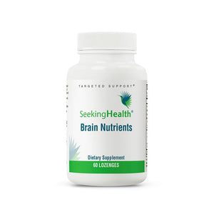 Seeking Health Brain Nutrients, Brain Fog and Memory Support, Cognitive Function and Energy Support, Focus and Concentration Supplement (60 lozenges) - The Oasis of Health