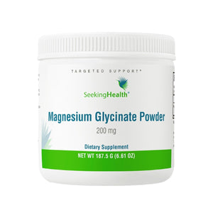 Seeking Health Magnesium Glycinate Powder, 200 mg per Serving, Bioavailable Bisglycinate Chelate, Support Sleep and Relaxation, Natural Energy, Vegetarian (75 servings)* - The Oasis of Health