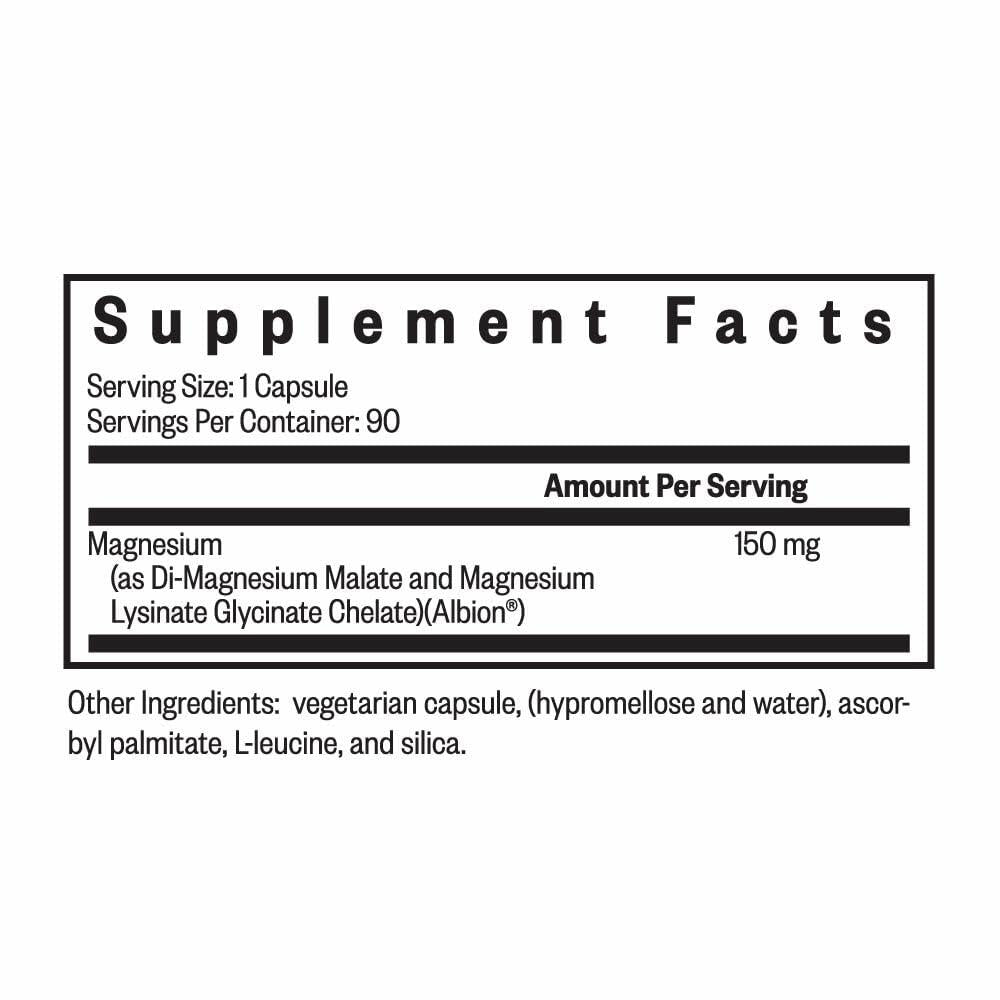 Seeking Health Optimal Magnesium - Mineral Supplement Aids Optimal Magnesium Absorption - Bioavailable Forms of Magnesium for Energy, Sleep & Bone Health Support - 150 mg, 90 Capsules - The Oasis of Health