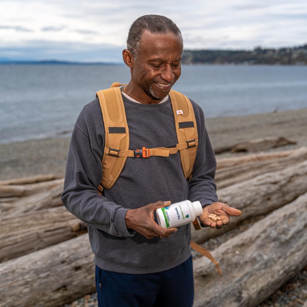 Seeking Health Optimal Man Multivitamin - Supplement with Zinc, Active Folate, & Alpha - Lipoic Acid - Multivitamin Supports Energy & Brain Health - Support Healthy Aging & Men's Health - 30 Servings - The Oasis of Health