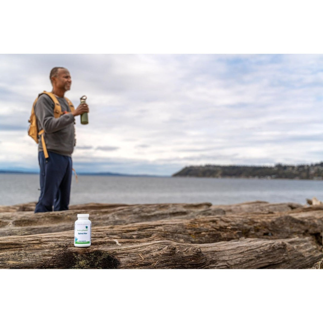Seeking Health Optimal Man Multivitamin - Supplement with Zinc, Active Folate, & Alpha - Lipoic Acid - Multivitamin Supports Energy & Brain Health - Support Healthy Aging & Men's Health - 30 Servings - The Oasis of Health