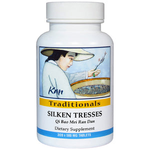 Kan Herb Traditionals Silken Tresses 300 Tablets - - The Oasis of Health