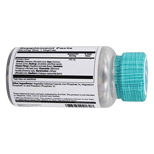 Sleep Blend SP - 17, 100 VegCaps, Solaray - The Oasis of Health