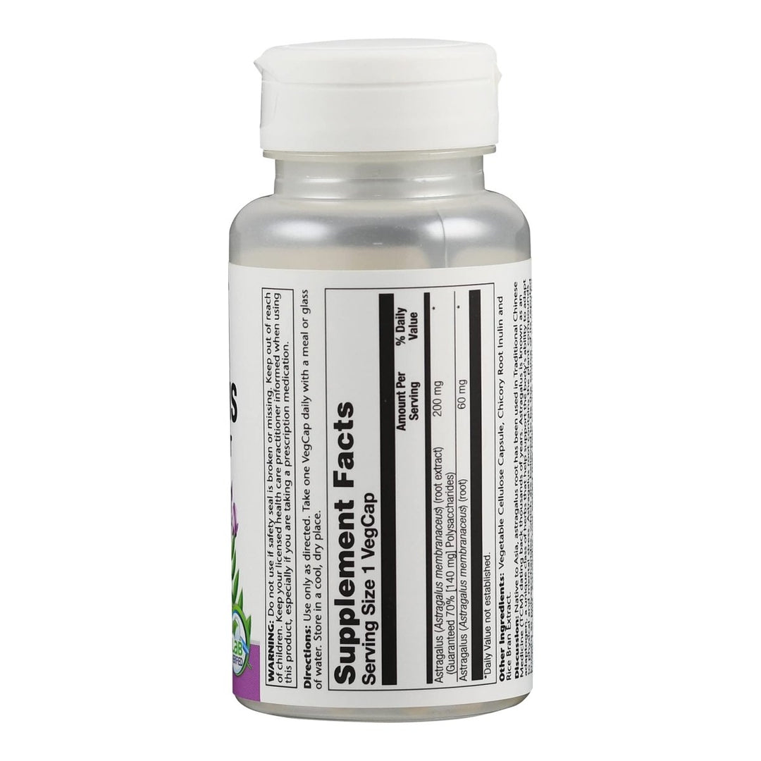 Solaray Astragalus Extract - 200mg Veg Capsules (30 Count) - The Oasis of Health