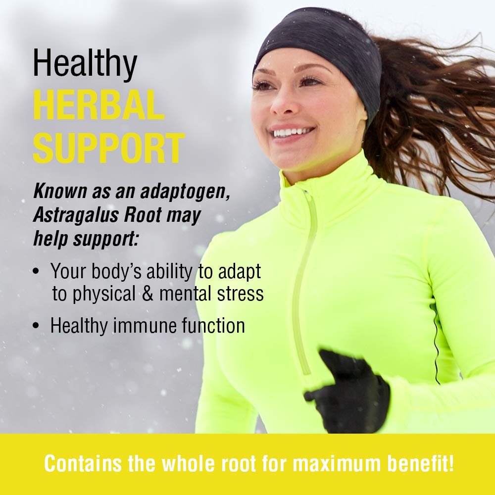 SOLARAY Astragalus Root 550mg | Healthy Immune Function & Stress Support | Adaptogen Herb | Non - GMO & Vegan | 100 VegCaps - The Oasis of Health