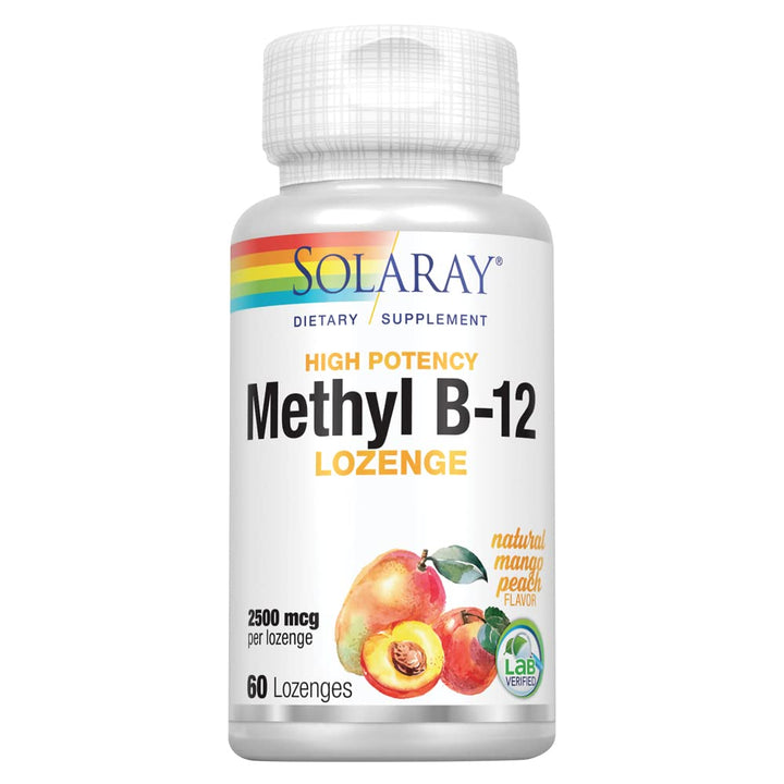 Solaray, B - 12 Methyl Lozenge, 60 Count 32183 - The Oasis of Health