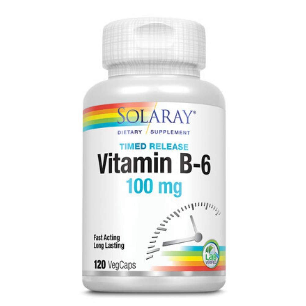SOLARAY B - 6 TSTR Supplement, 100mg | 120 Count - The Oasis of Health