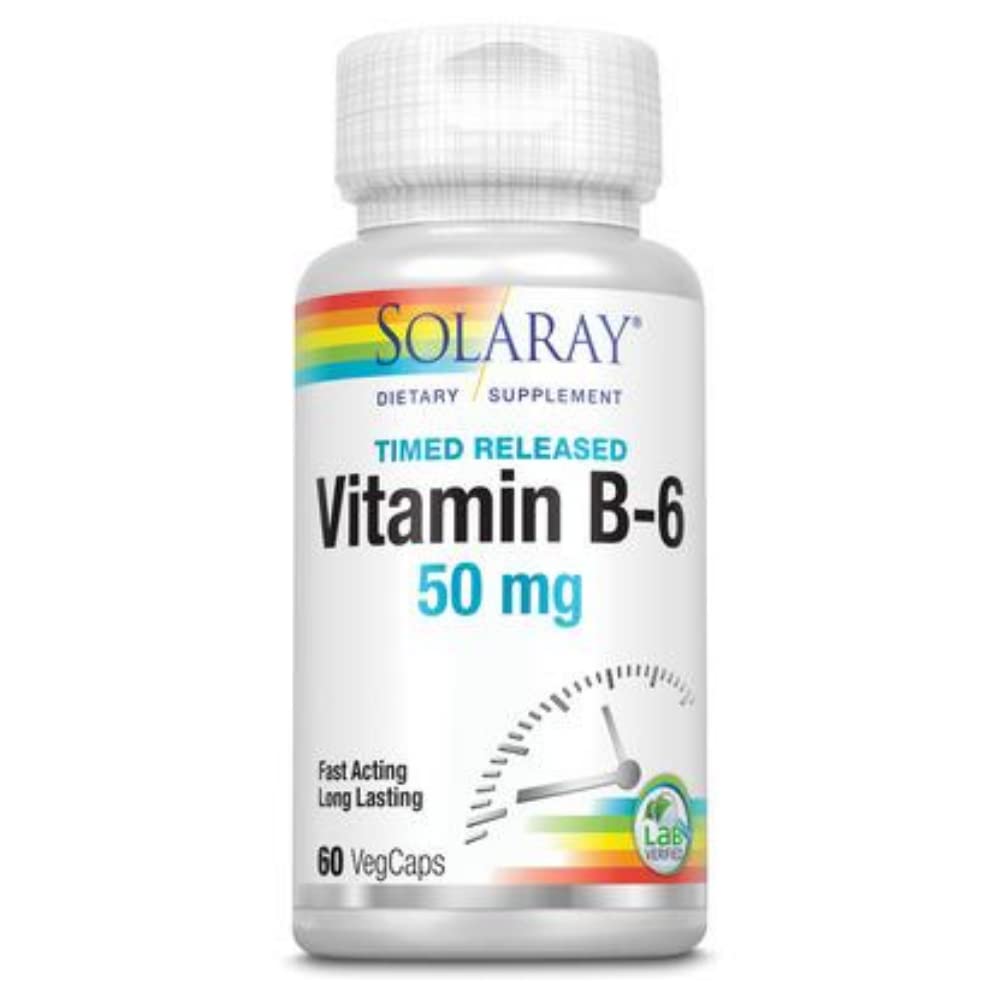 SOLARAY B - 6 TSTR Supplement, 50mg | 60 Count - The Oasis of Health