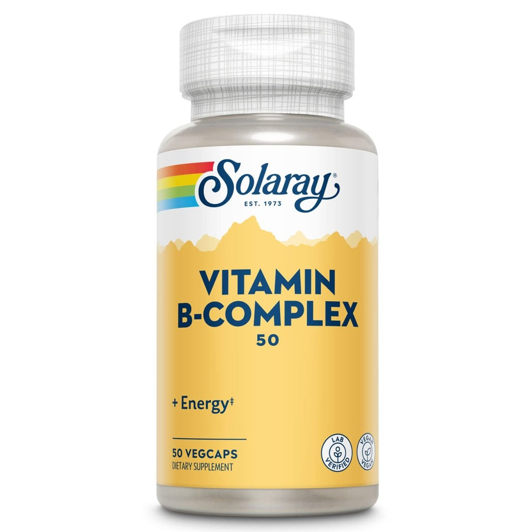 SOLARAY B - Complex Supplement, 50mg, 50 Count - The Oasis of Health