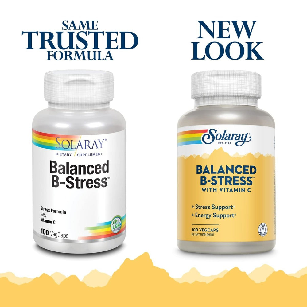 Solaray B - Stress Supplement | 100 Count - The Oasis of Health