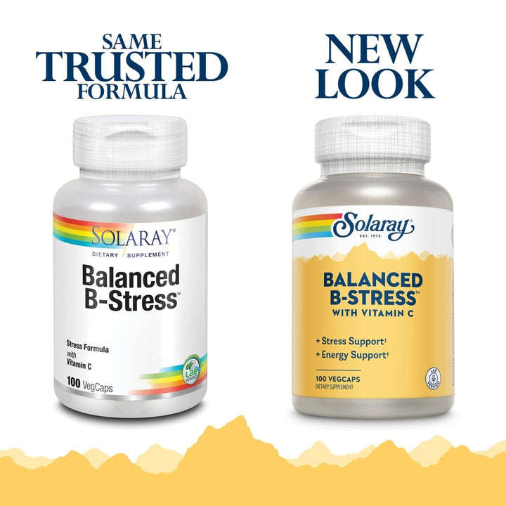 Solaray B - Stress Supplement | 100 Count - The Oasis of Health