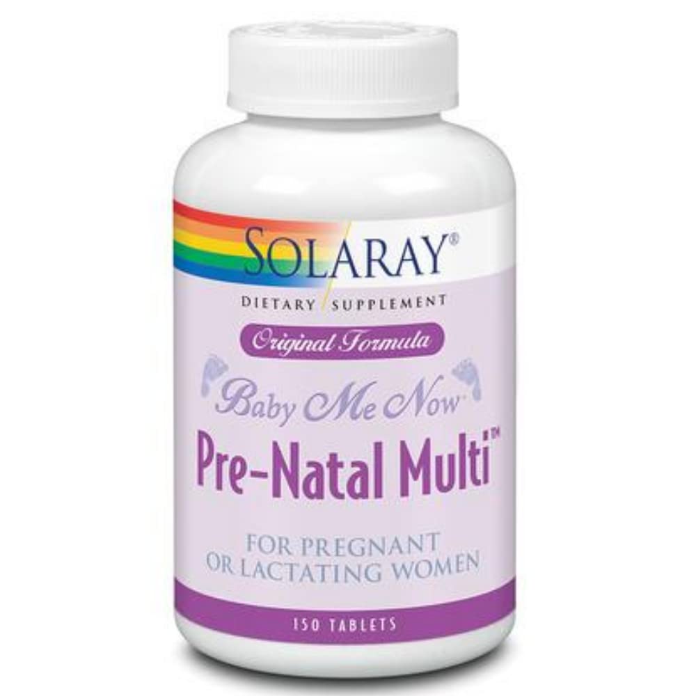 SOLARAY Baby Me Now Prenatal Multi Orig Form | 150 Count - The Oasis of Health