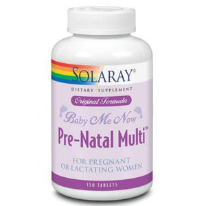 SOLARAY Baby Me Now Prenatal Multi Orig Form | 150 Count - The Oasis of Health