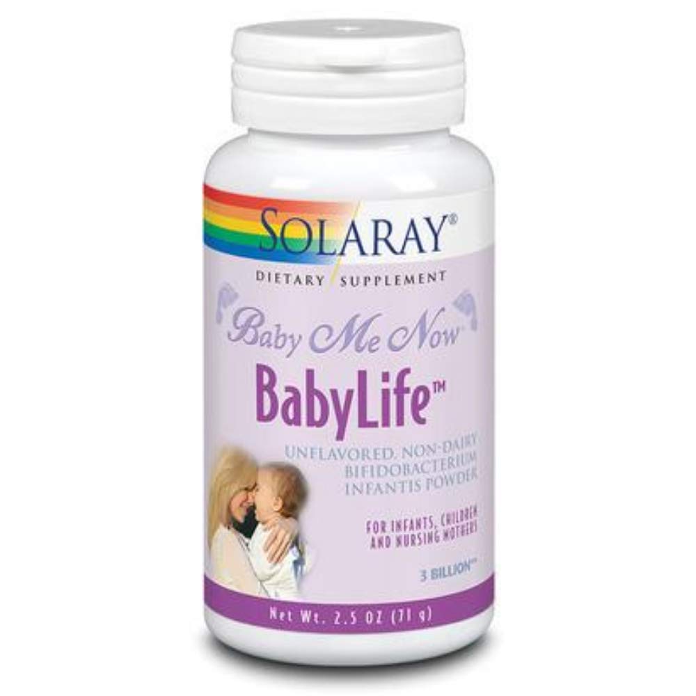 SOLARAY Babylife 3 Billion Probiotic Supplement, 2.5 Ounce - The Oasis of Health