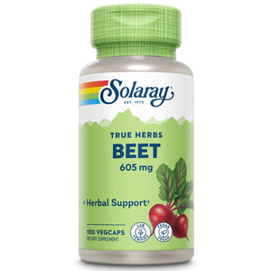 SOLARAY Beet Root 605mg - 100 VegCaps - The Oasis of Health