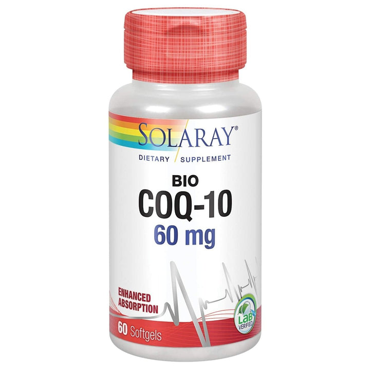 Solaray Bio CoQ - 10 60 mg - 60 Softgels - The Oasis of Health
