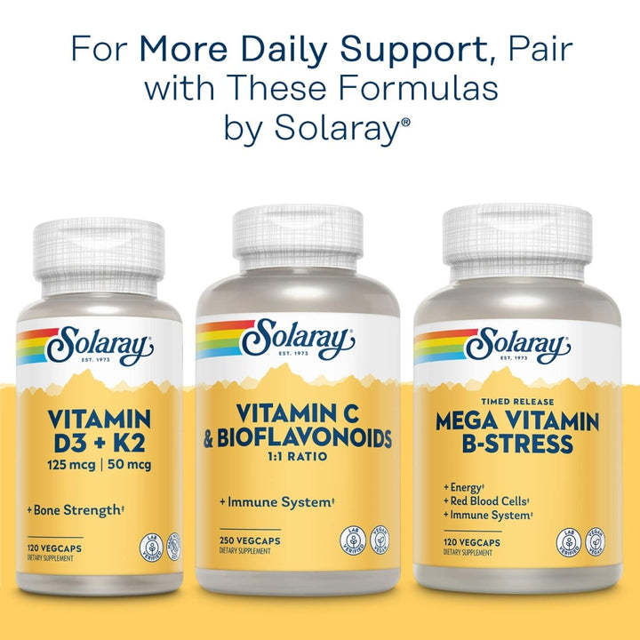 Solaray Calcium Magnesium Citrate 1:1 Ratio, Healthy Bones, Teeth, Muscle & Nervous System Support, 30 Serv, 180 VegCaps - The Oasis of Health