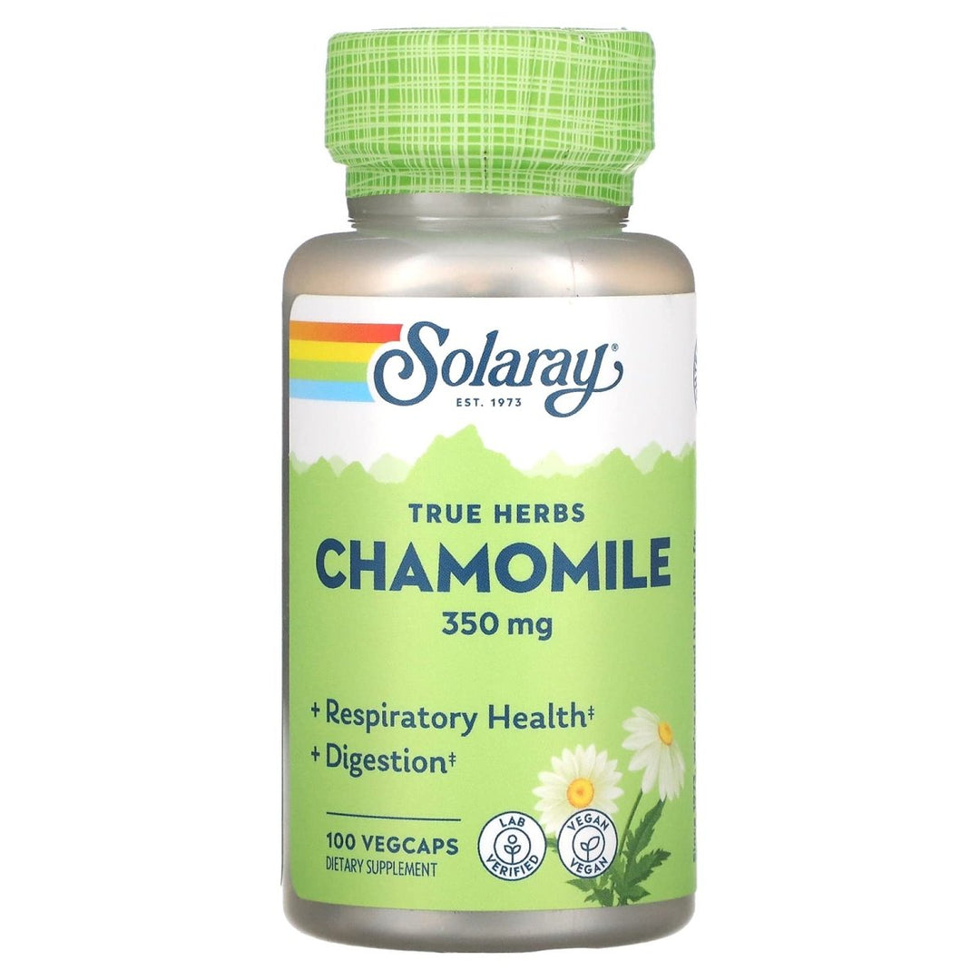 Solaray Chamomile 350 mg, 100 capsules - The Oasis of Health