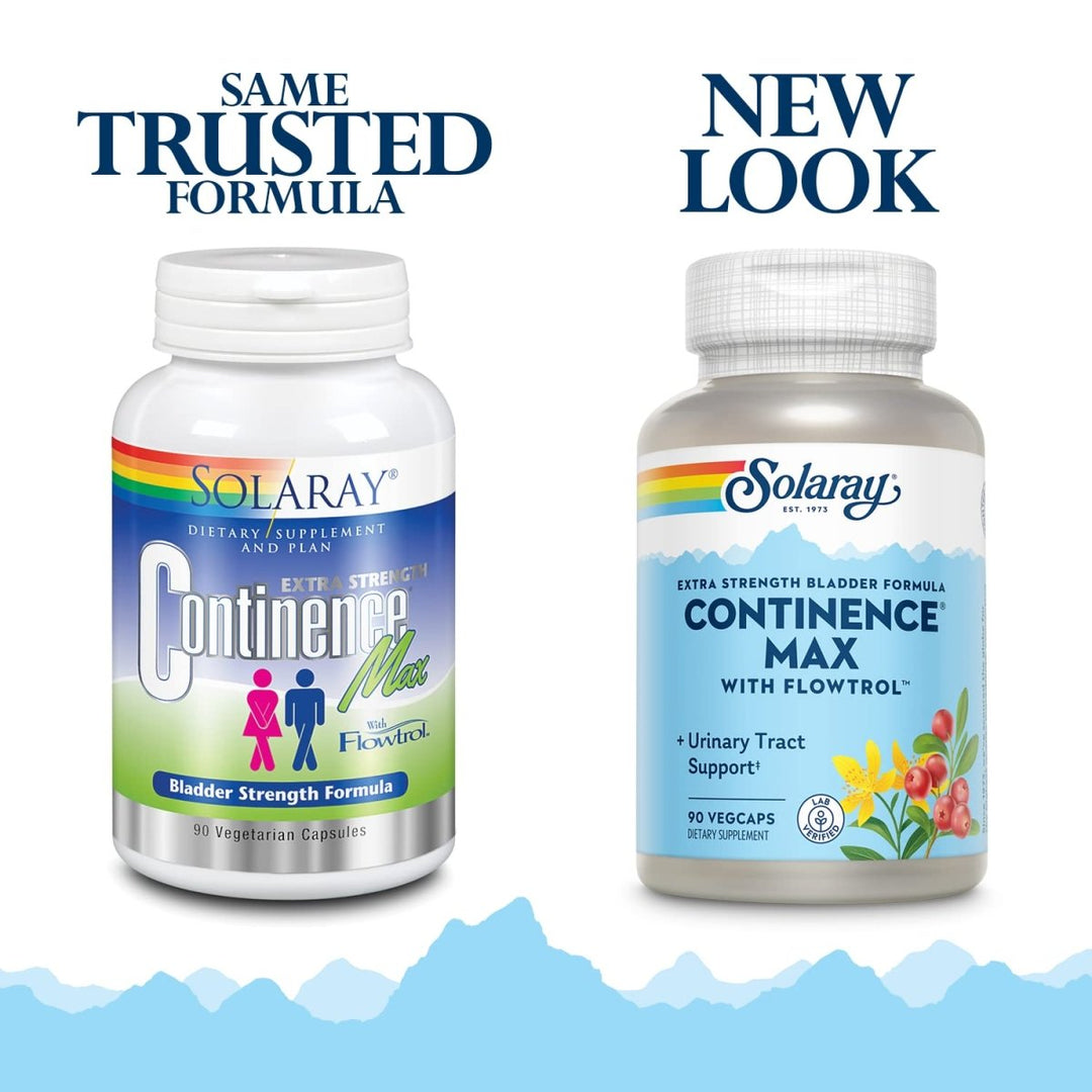 SOLARAY Continence Max w/Flowtrol, Veg Cap (Carton) | 90ct - The Oasis of Health
