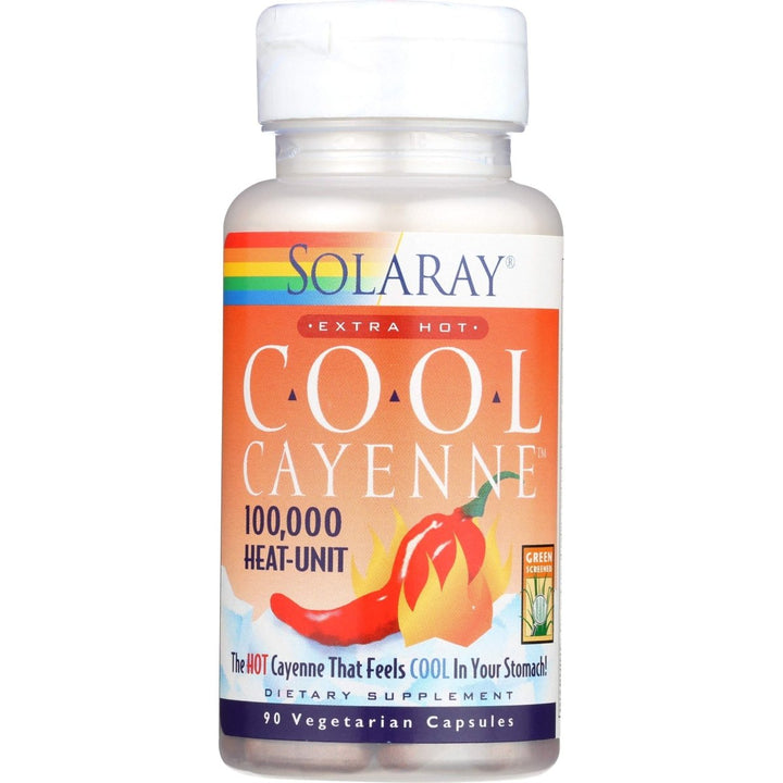 SOLARAY Cool Cayenne Extra Hot, 90 CT 08102 - The Oasis of Health