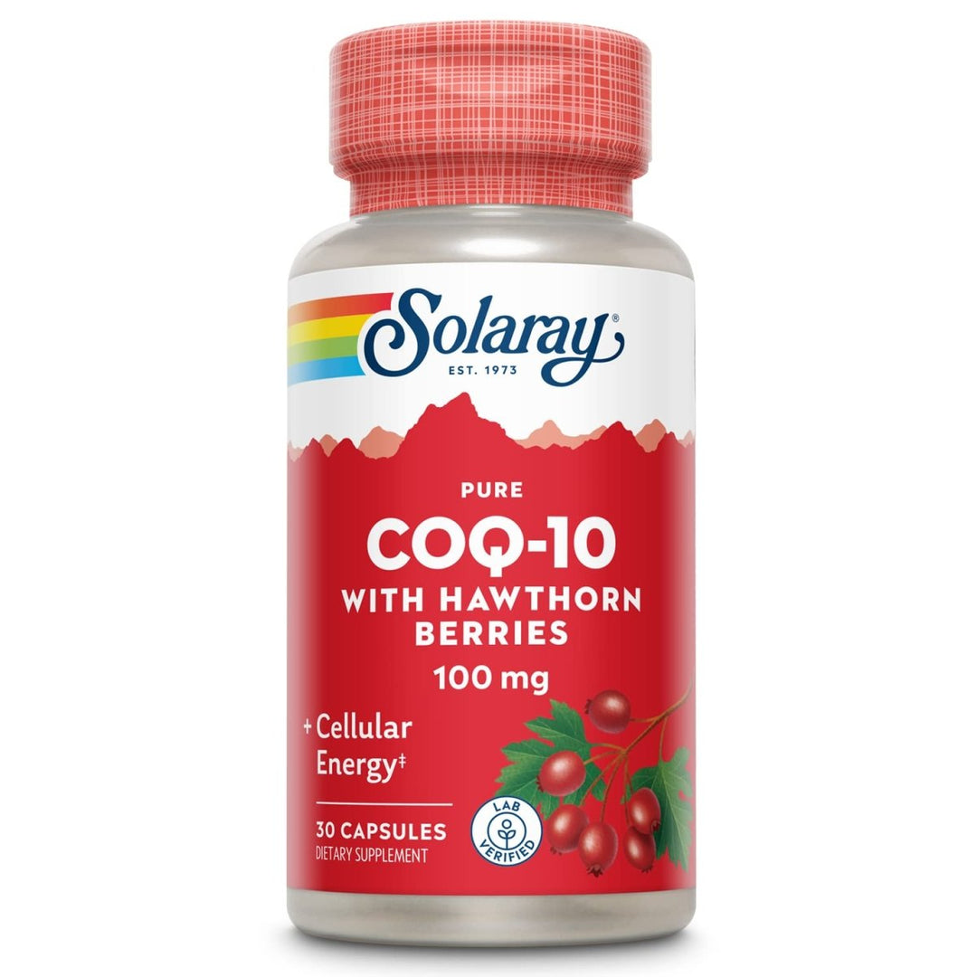 Solaray CoQ10 100mg 30 Capsules - 08912 - The Oasis of Health