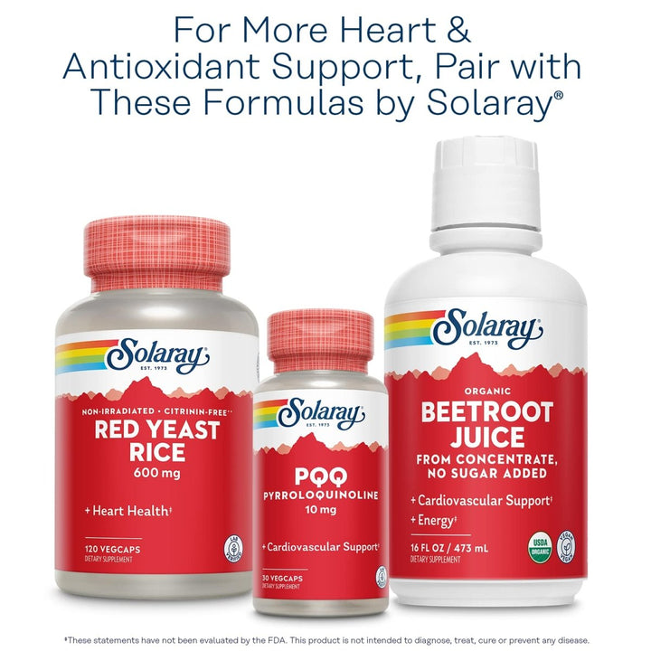 Solaray CoQ10 100mg 30 Capsules - 08912 - The Oasis of Health