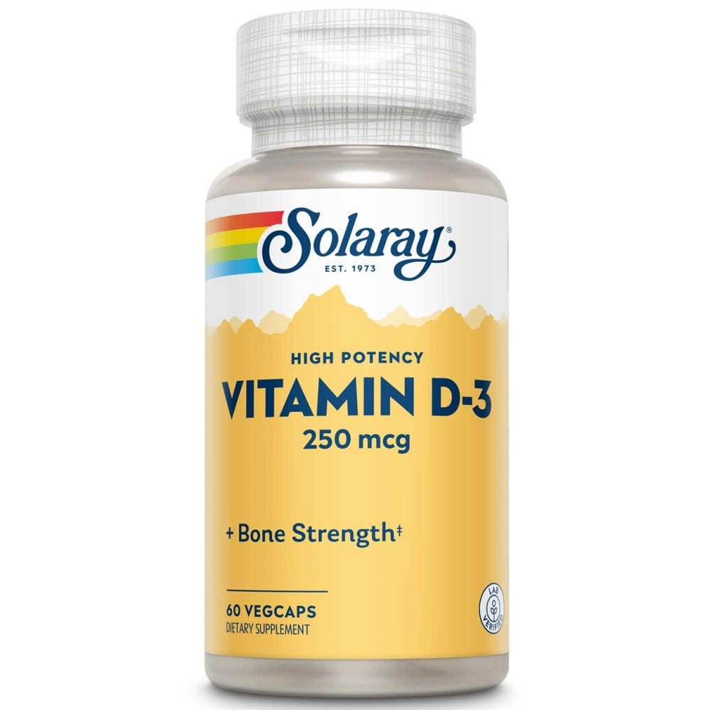 SOLARAY D3 10,000 LU VCapsules | 60 Count - The Oasis of Health