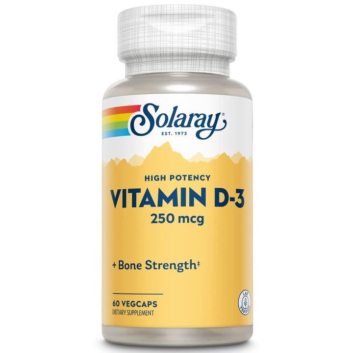 SOLARAY D3 10,000 LU VCapsules | 60 Count - The Oasis of Health
