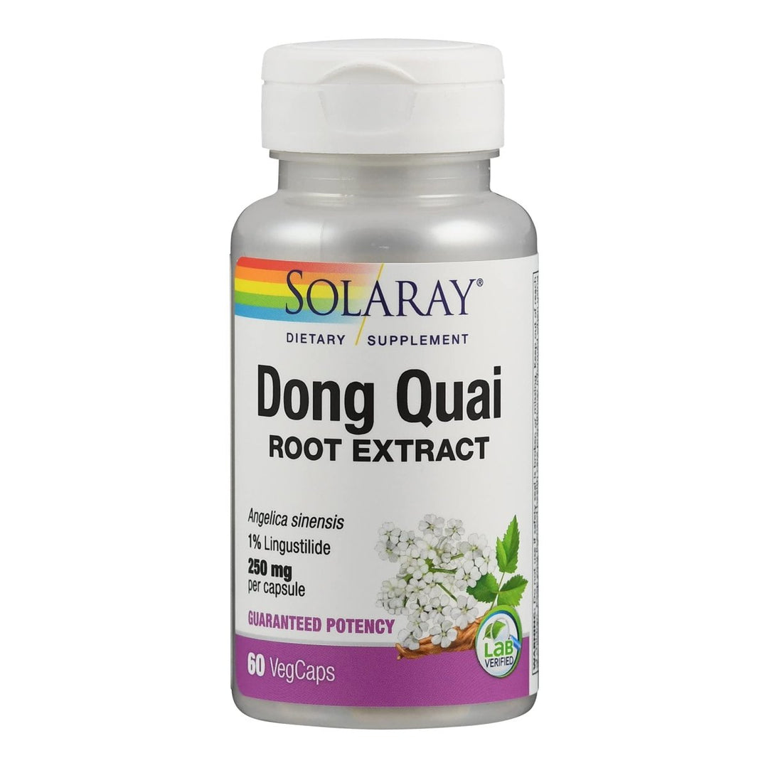 Solaray Dong Quai Root Extract - 60 Count - The Oasis of Health