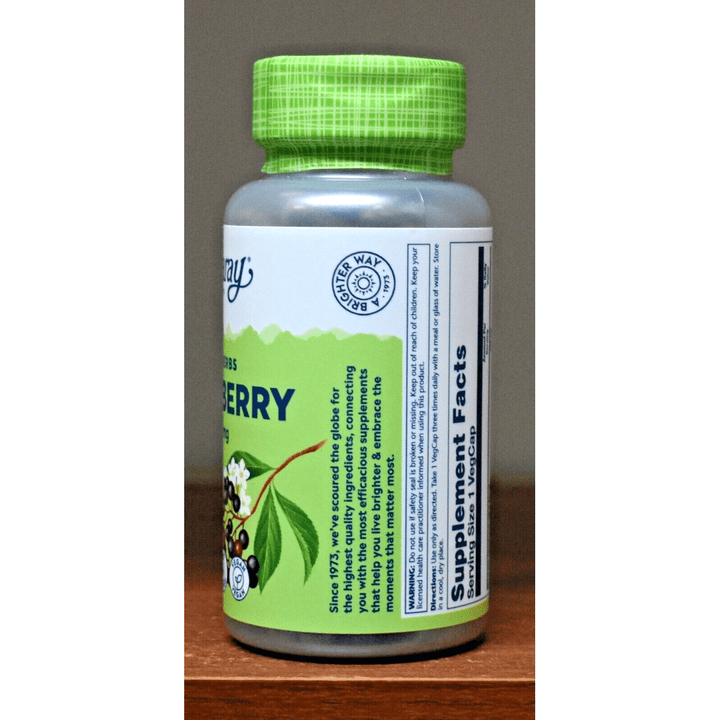 Solaray - Elderberry Sambucus Nigra 450 mg. - 100 Capsules - 2 Pack - 12445 - The Oasis of Health