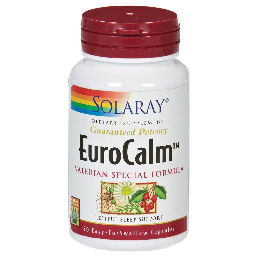 Solaray - Eurocalm Valerian Special Formula, 60 capsules - The Oasis of Health