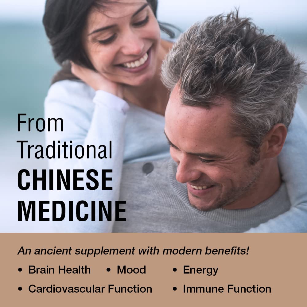 SOLARAY Fermented Reishi Mushroom 500mg | Healthy Immune, Heart & Brain Function Support | Energy & Mood Supplement | 60 VegCaps - The Oasis of Health