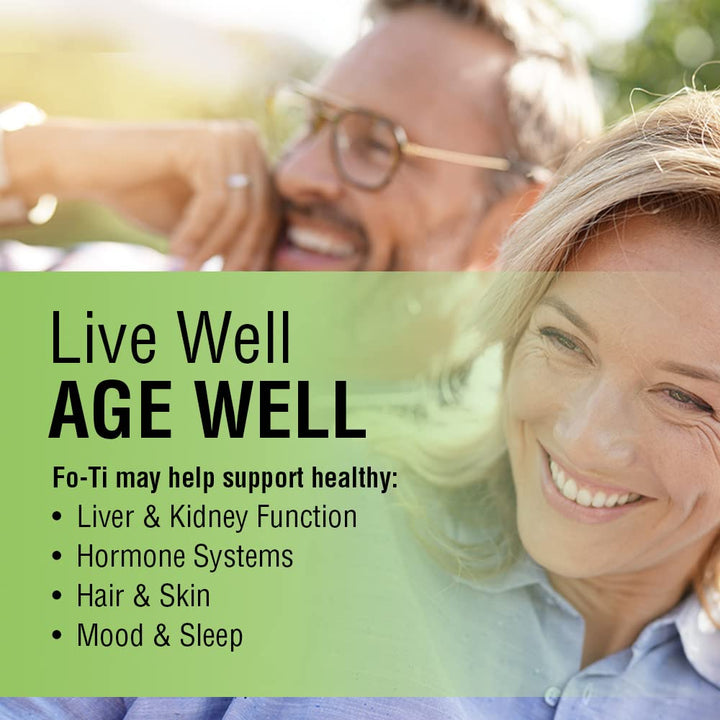 SOLARAY Fo - Ti 610 mg | Healthy Liver, Kidney, Hormone & Longevity Support | Hair, Skin & Nails | Vegan | 100 VegCaps - The Oasis of Health