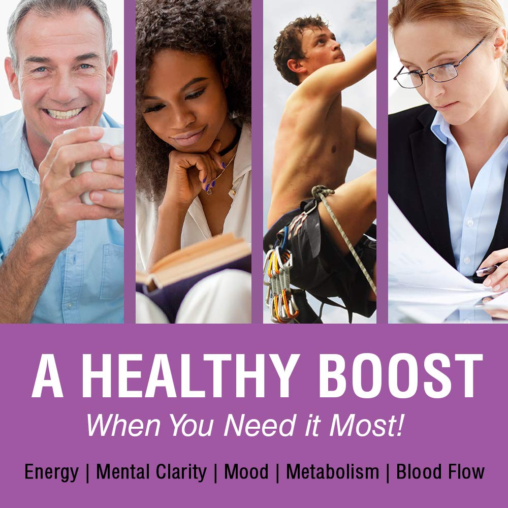 SOLARAY Guarana Seed Extract 300mg | 44 mg of Caffeine | Healthy Energy, Focus, Memory & Metabolism Support | 60 VegCaps - The Oasis of Health