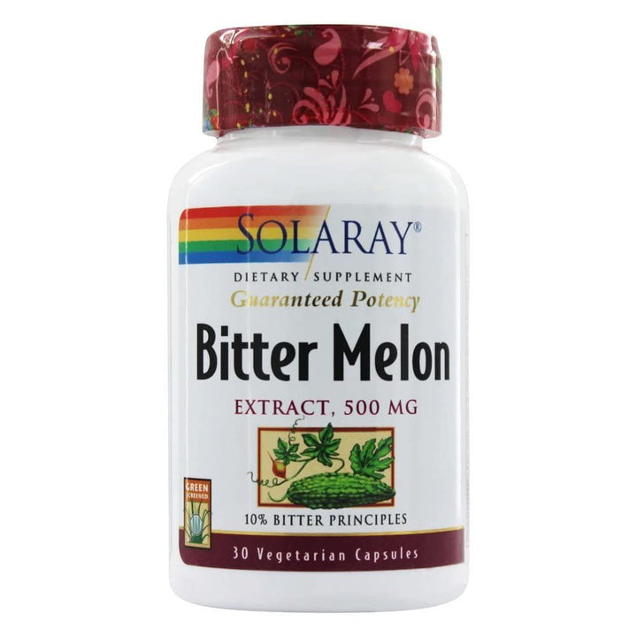 SOLARAY - Guaranteed Potency Bitter Melon Extract 500 mg. - 30 Capsules - The Oasis of Health