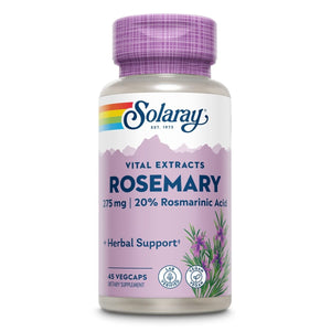 SOLARAY Guaranteed Potency Rosemary Leaf Extract, Veg Cap (Btl - Plastic) 275mg | 45ct - The Oasis of Health