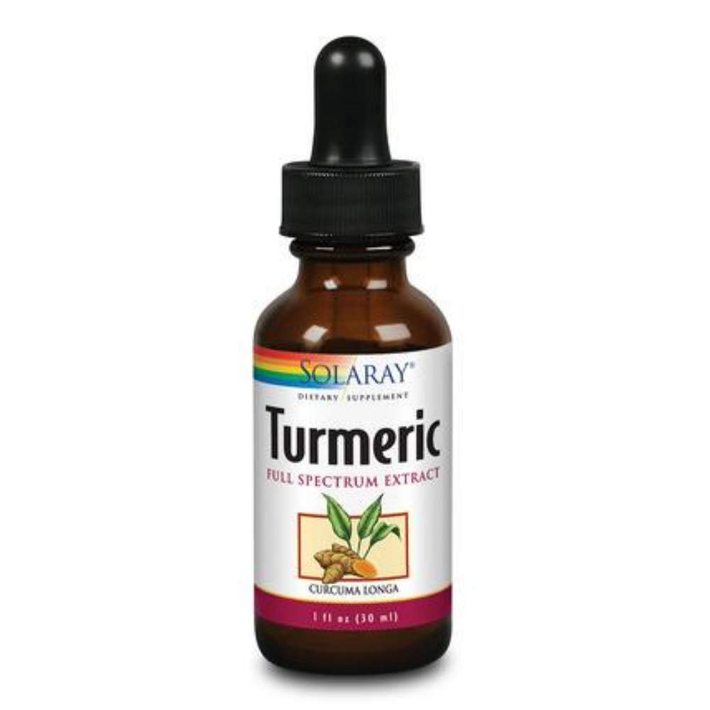 SOLARAY Guaranteed Potency Turmeric Root Extract, Drops (Btl - Glass) | 1oz - The Oasis of Health
