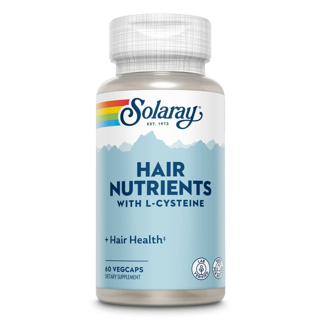Solaray Hair Nutrients, Veg Cap (Btl - Plastic) | 60ct - The Oasis of Health
