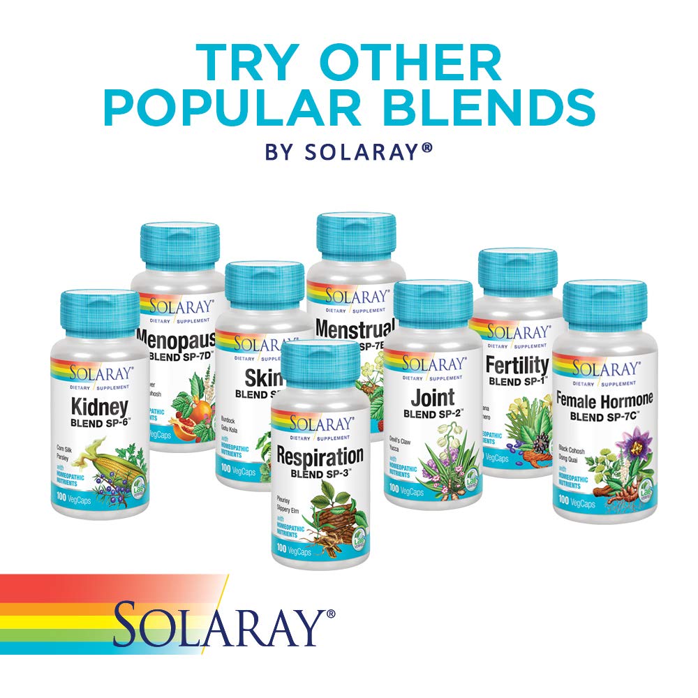 SOLARAY Histamine Blend SP - 33 | Herbal Blend w/Cell Salt Nutrients for Healthy Histamine Response Support | Non - GMO & Vegan | 50 Serv | 100 VegCaps - The Oasis of Health