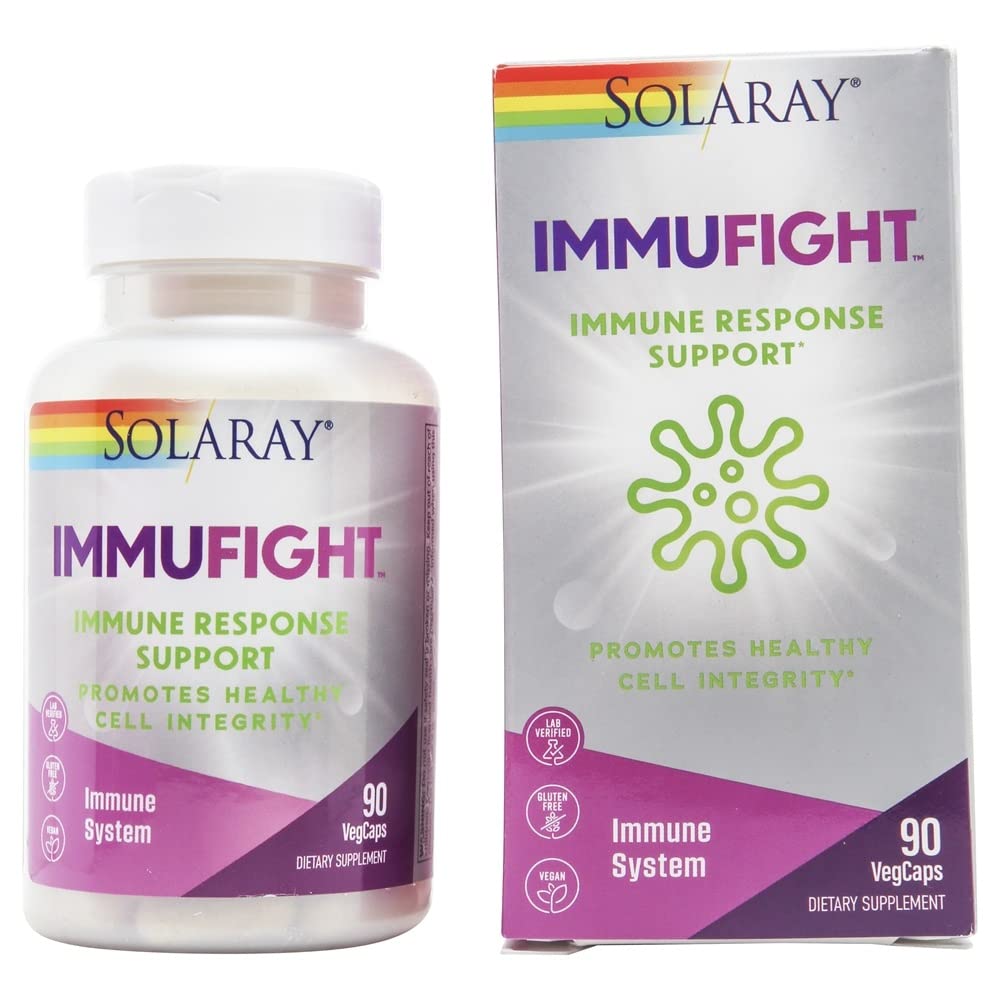 SOLARAY ImmuFight, Immune Response Support, 90 VegCaps - The Oasis of Health