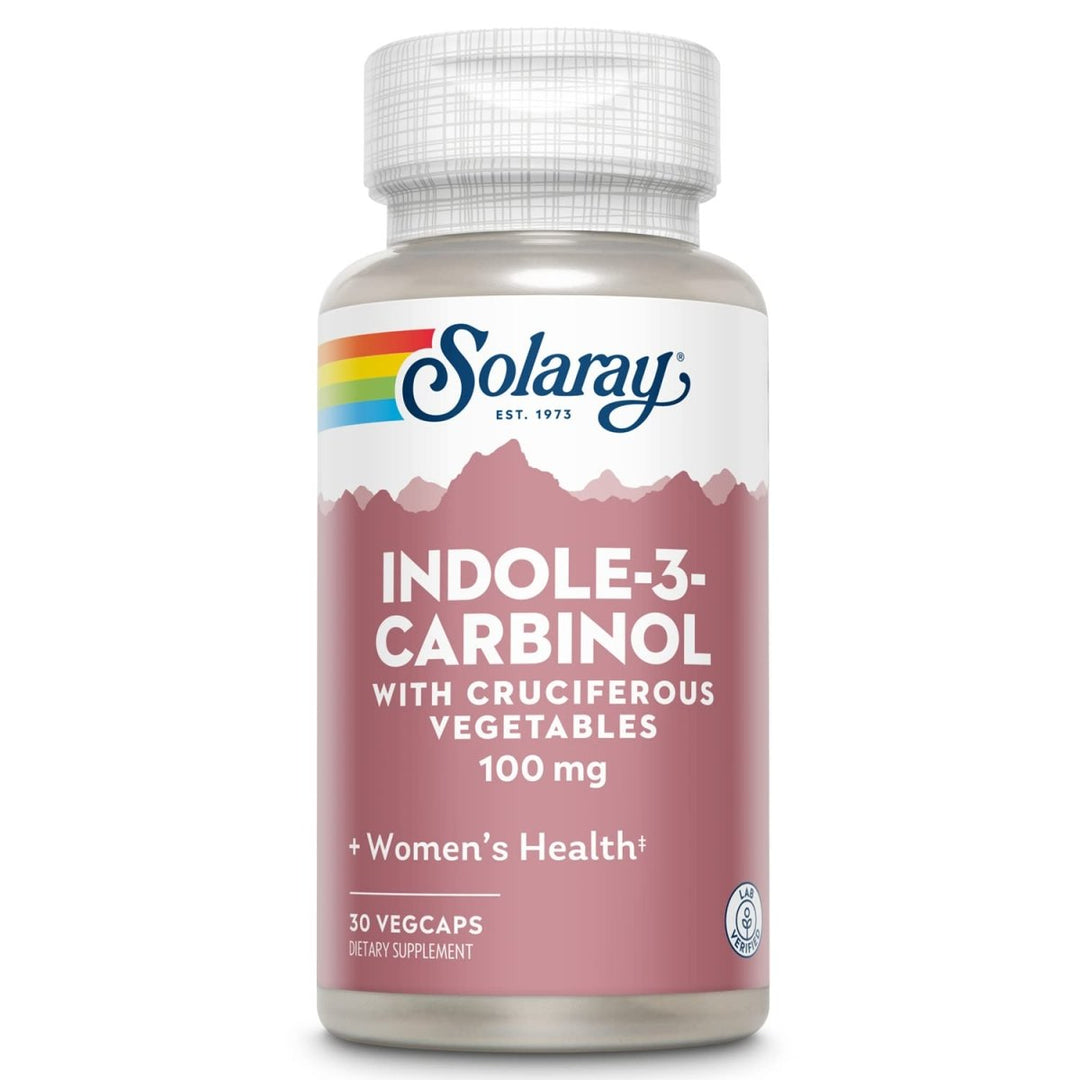 Solaray Indole - 3 - Carbinol 100mg - 30 Capsules - The Oasis of Health