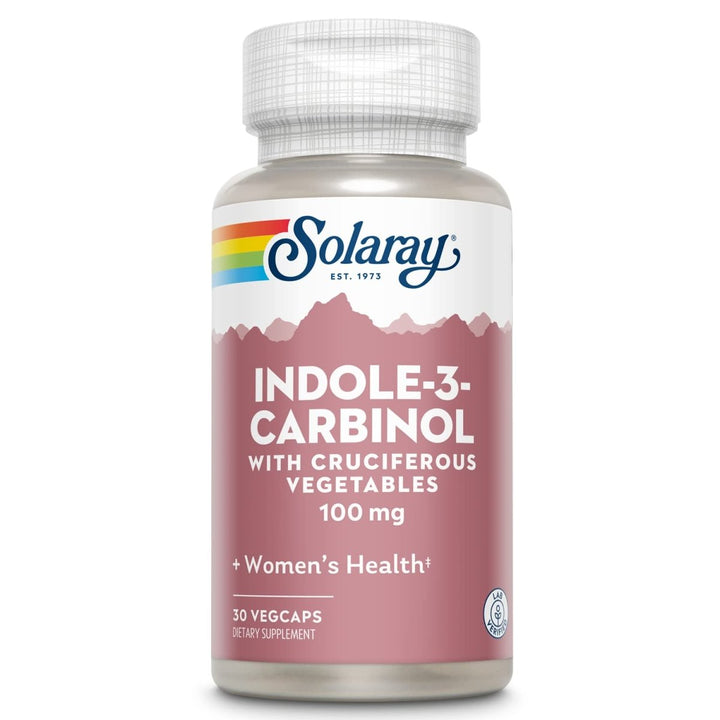 Solaray Indole - 3 - Carbinol 100mg - 30 Capsules - The Oasis of Health