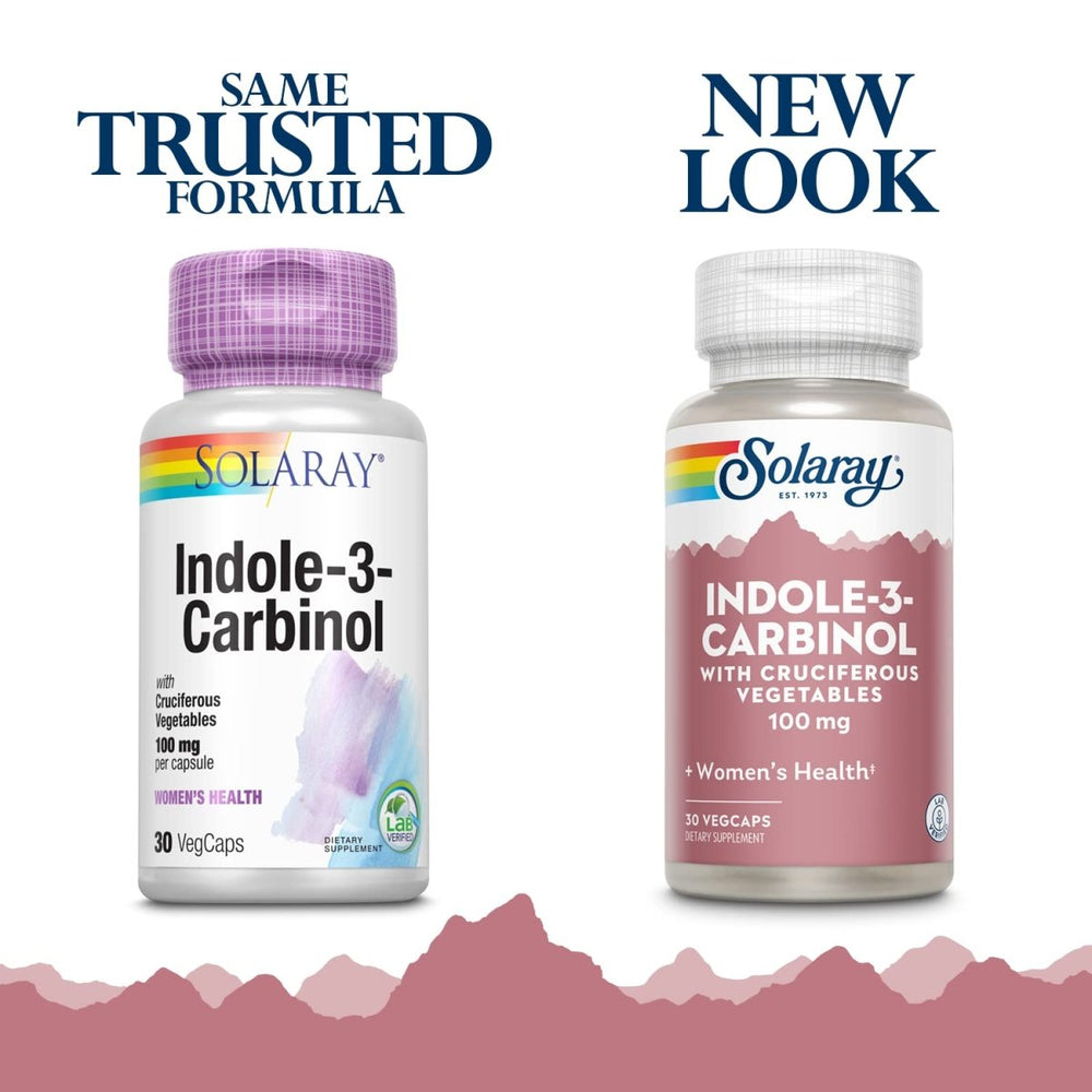 Solaray Indole - 3 - Carbinol 100mg - 30 Capsules - The Oasis of Health