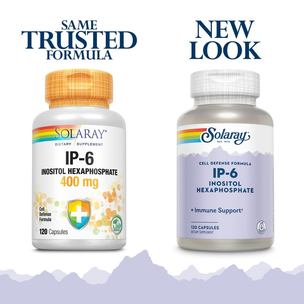 SOLARAY IP - 6 w/Inositol, Capsule (Btl - Plastic) 400mg | 120ct - The Oasis of Health