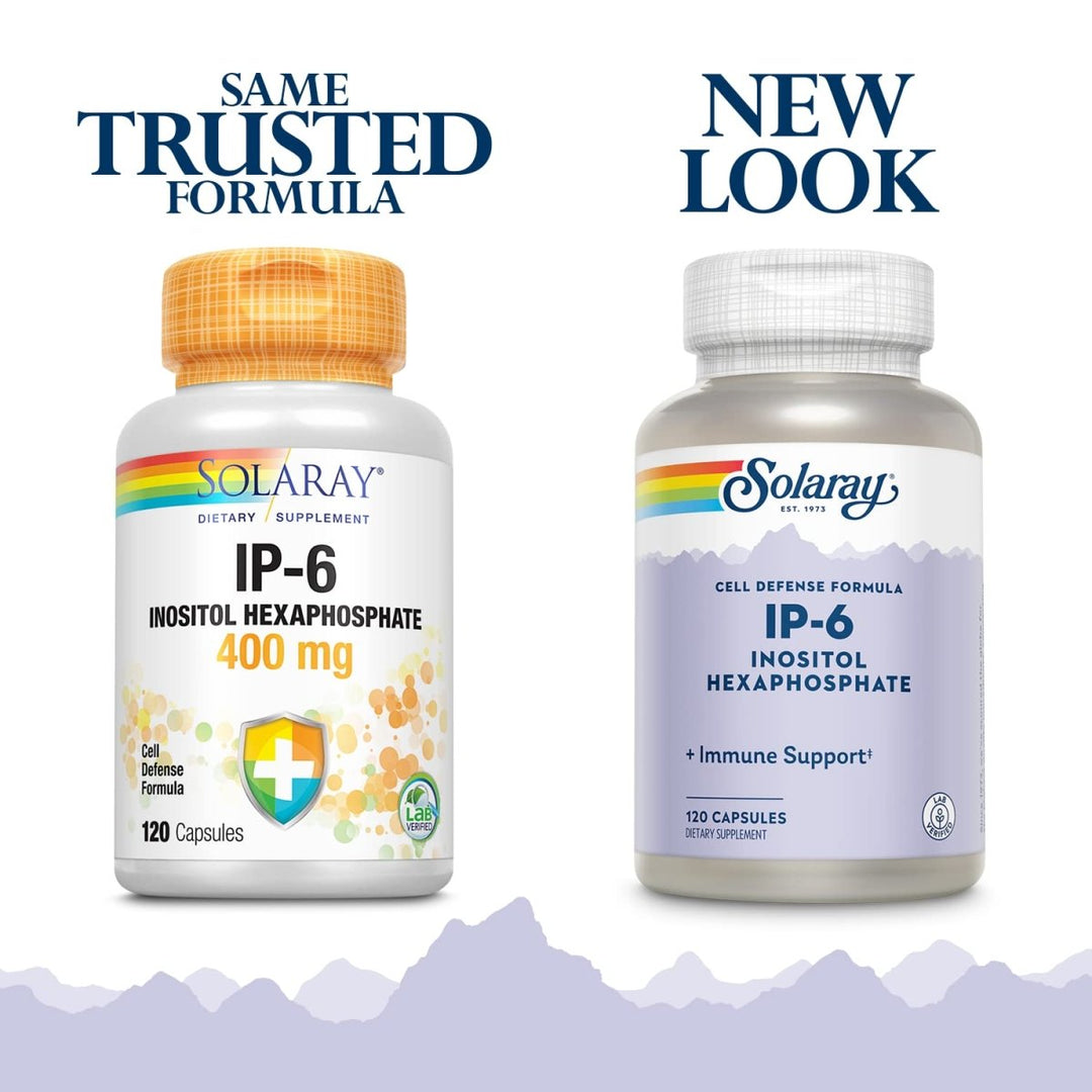 SOLARAY IP - 6 w/Inositol, Capsule (Btl - Plastic) 400mg | 120ct - The Oasis of Health