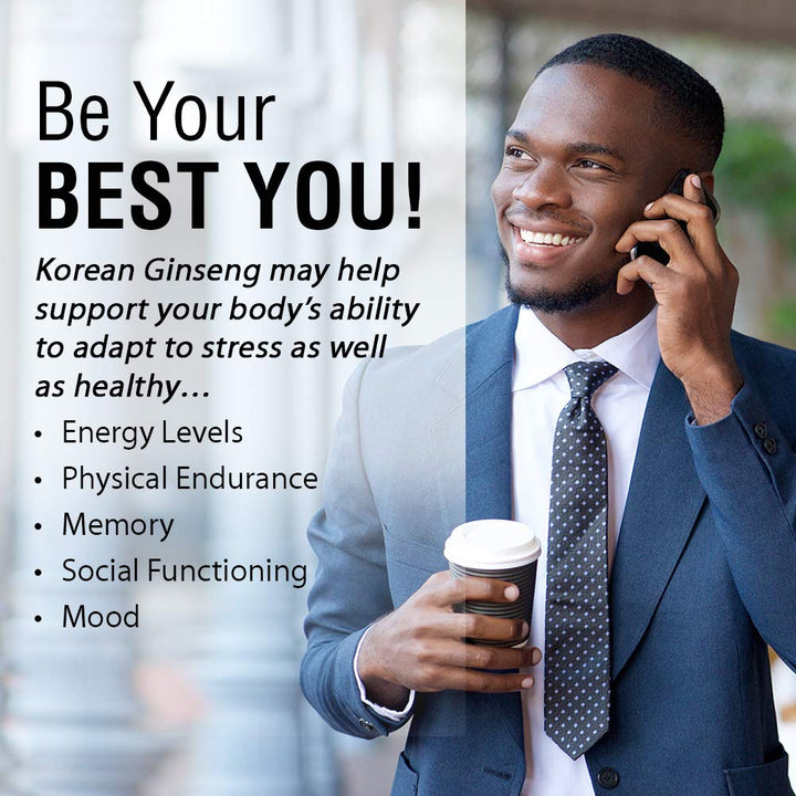 SOLARAY Korean Ginseng 550 mg | Healthy Stress, Energy & Physical Endurance Support | 100 VegCaps - The Oasis of Health