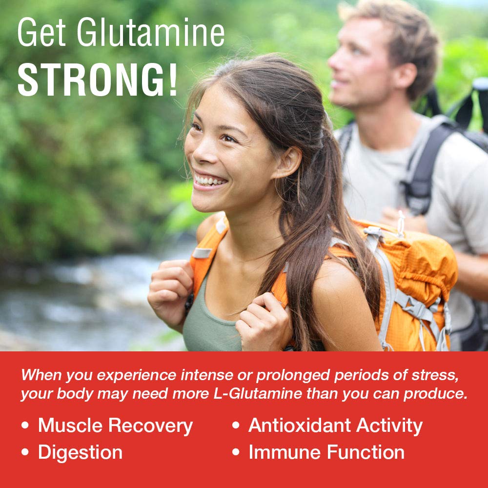 SOLARAY L - Glutamine 500mg - 100 VegCaps - The Oasis of Health